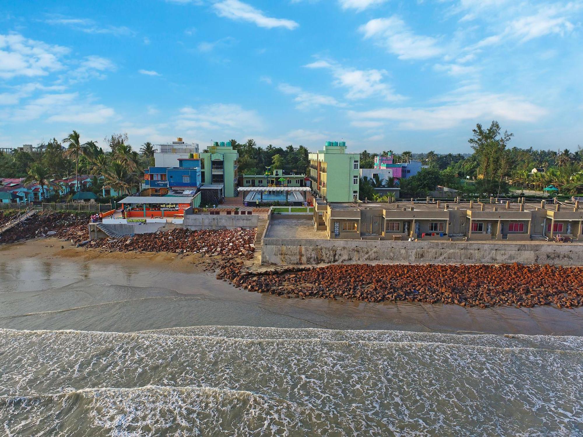India Beach Resort !! Front Sea View !! Mandarmani Exterior foto